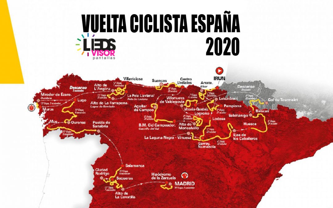 Vuelta ciclista a españa - alquiler pantallas leds - Ledsvisor