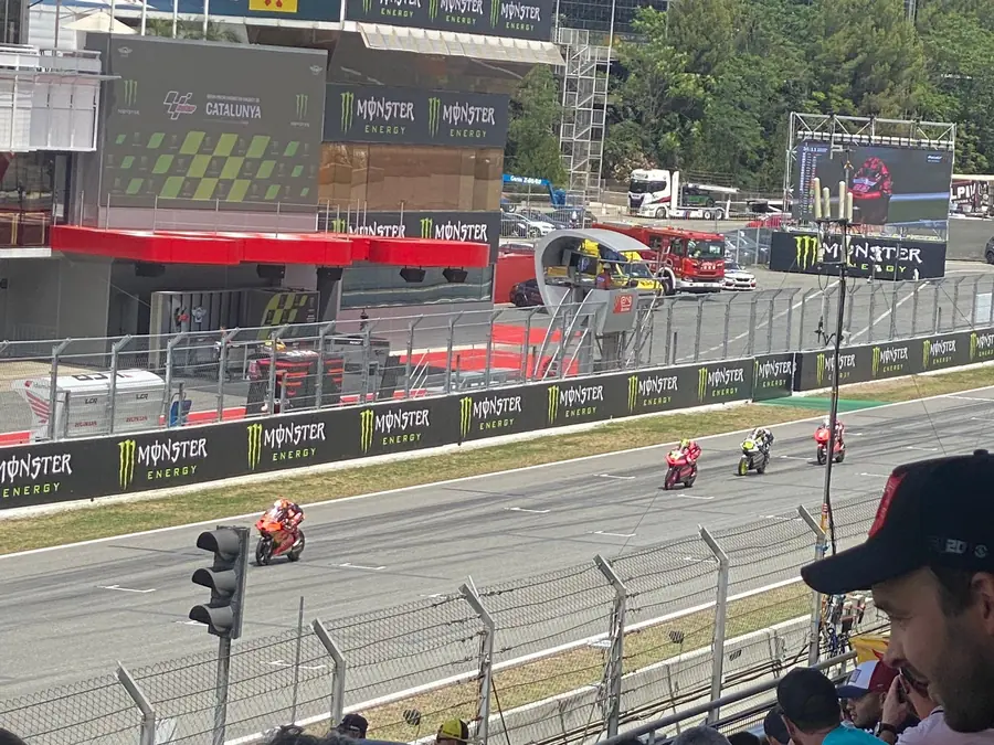 Pantalla LED perimetral de Ledsvisor instalada en el Circuit de Barcelona-Catalunya, Montmeló